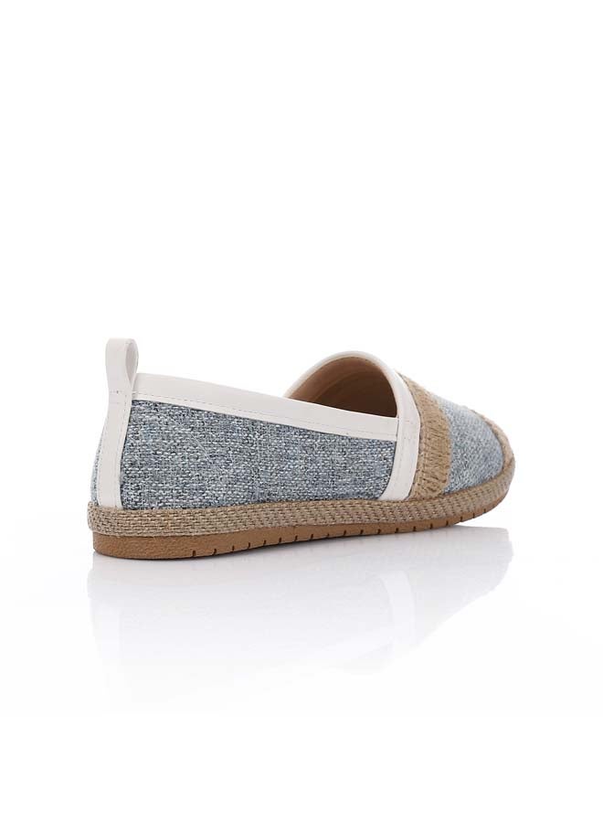 ICE CLUB ICE CLUB Natural Edge Slip-On Flat - Grey & White - Image 3