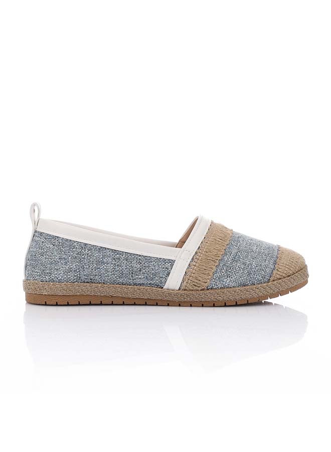 ICE CLUB ICE CLUB Natural Edge Slip-On Flat - Grey & White - Image 2