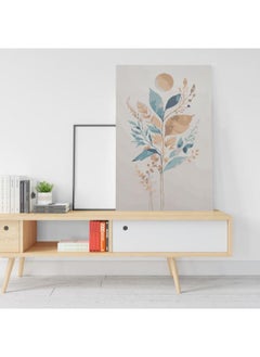 Home Gallery Abstract Earth Tone Flowers Watercolor Printed Canvas wall art  - Image 3