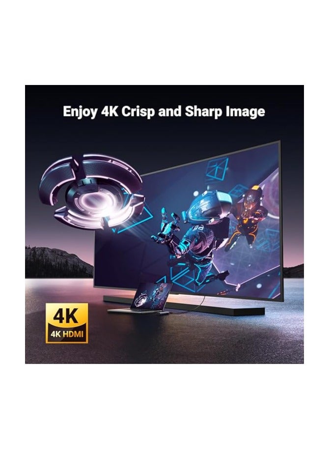 يو جرين Revodok 6 in 1 USB C Hub Gigabit Ethernet Adapter with 4K HDMI, 100W PD Charging, USB A Data Ports Compatible with Mac M1, M2, M3, iPad, iPhone 16 Pro/Pro Max, Steam Deck - Image 5