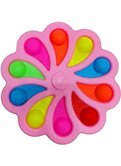 Simple Dimple Flower Big Fidget Toys Spinner 10 Buttons