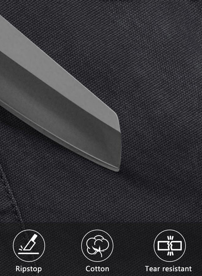 CRYSULLY Men's Cotton Multi-Pockets Work Pants Tactical Outdoor Military Army Cargo Pants (No Belt), Grey, 54 AE - Image 5