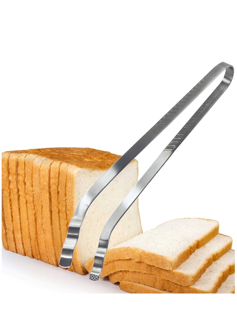 Excefore Lengthened Barbecue Tongs in Stainless Steel Long Tweezers BBQ Tools Clamp for Kitchen Cooking BBQ Grill Baking Pasta Tong - Image 3