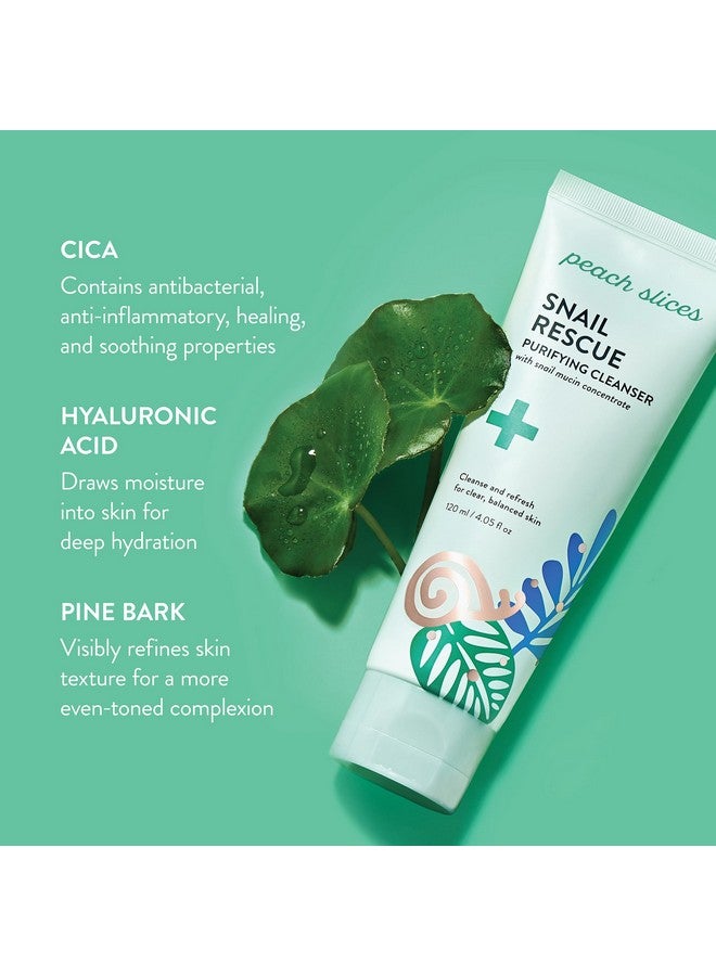Peach Slices Snail Rescue Purifying Cleanser 4.05 Fl Oz. - Image 5