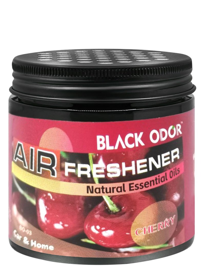 تشيري معطر جو للسيارة برائحة سوداء من CHERRY 180 جرامًا من الزيوت العطرية الطبيعية معطر جو للسيارة والمنزل BO03 - Image 1