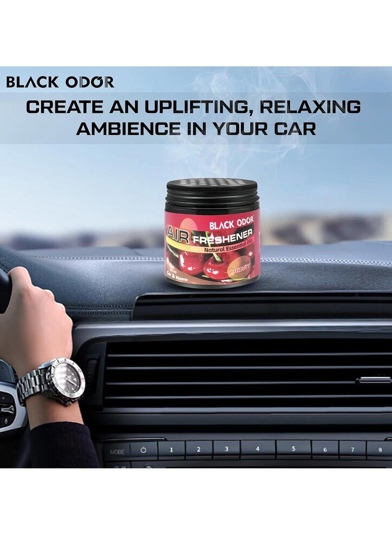 تشيري معطر جو للسيارة برائحة سوداء من CHERRY 180 جرامًا من الزيوت العطرية الطبيعية معطر جو للسيارة والمنزل BO03 - Image 5