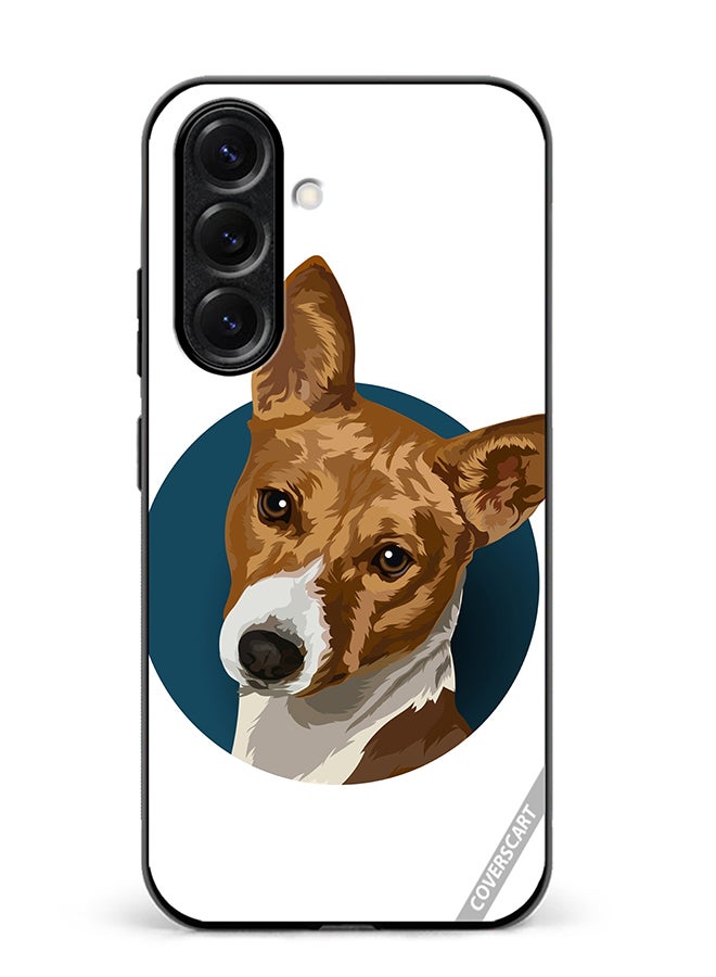 VR CREATIVE Protective Case Cover For Samsung Galaxy S25 Face Dog Design Multicolour