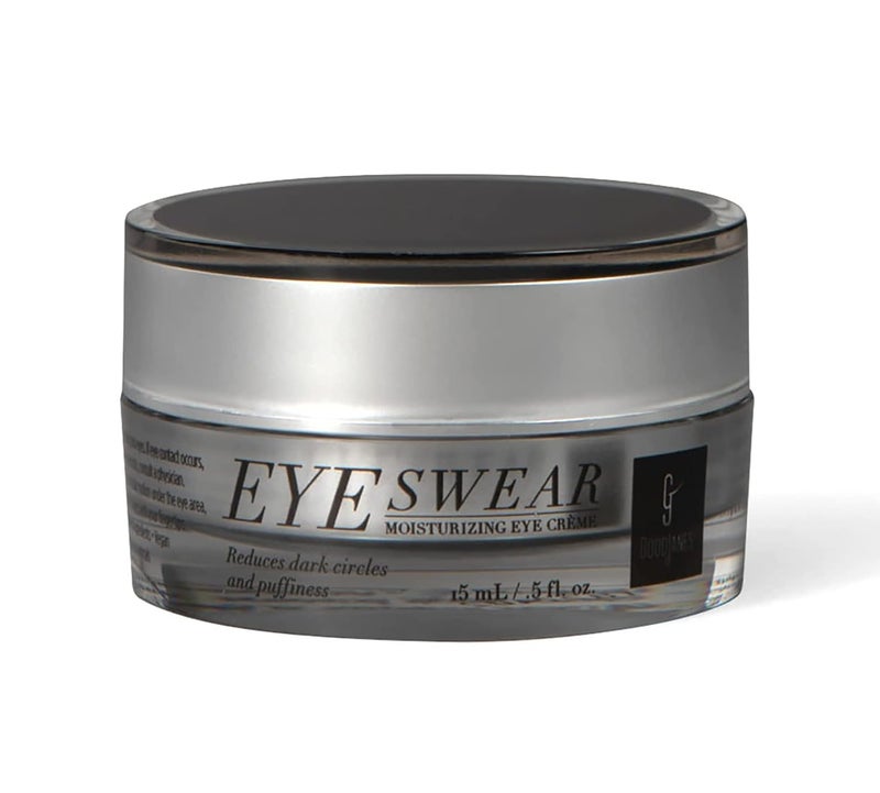 GOODJANES Eye Swear Brightening Eye Cream with Aloe Vera Lavender Stem Cell Complex Hydrating Formula for Dark Circles Puffiness Fine Lines Vegan CrueltyFree - Image 1