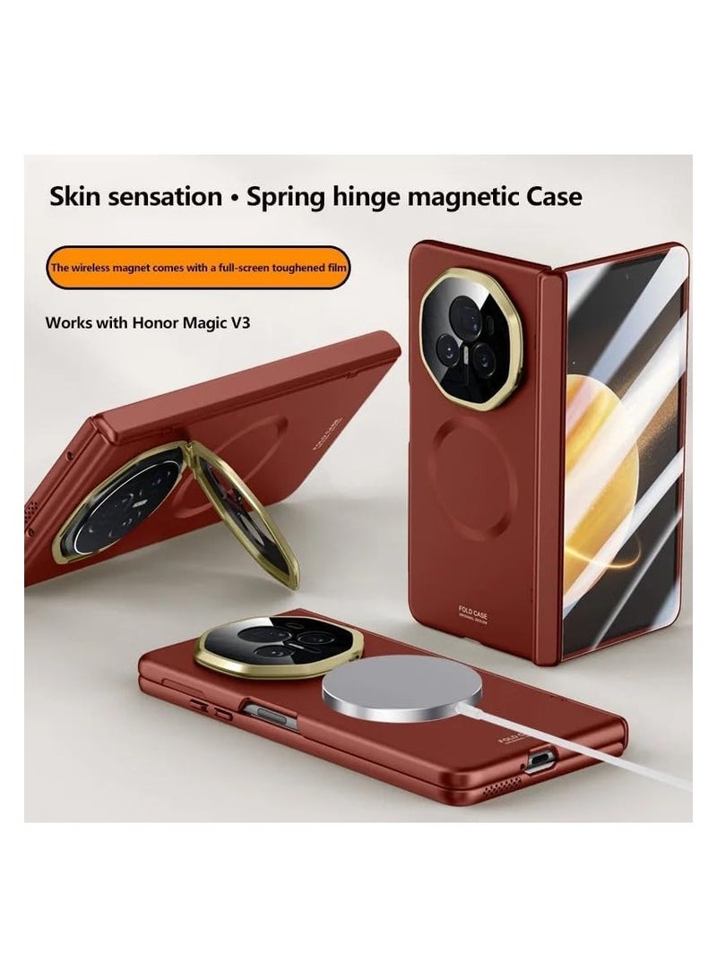 عام أغطية هونر ماجيك V3 المتوافقة: [حامل عدسة مخفي] [متوافق مع الأمان المغناطيسي]، غطاء حماية نحيف بمفصلة كاملة للهيكل، واقيات شاشة مدمجة - Image 2