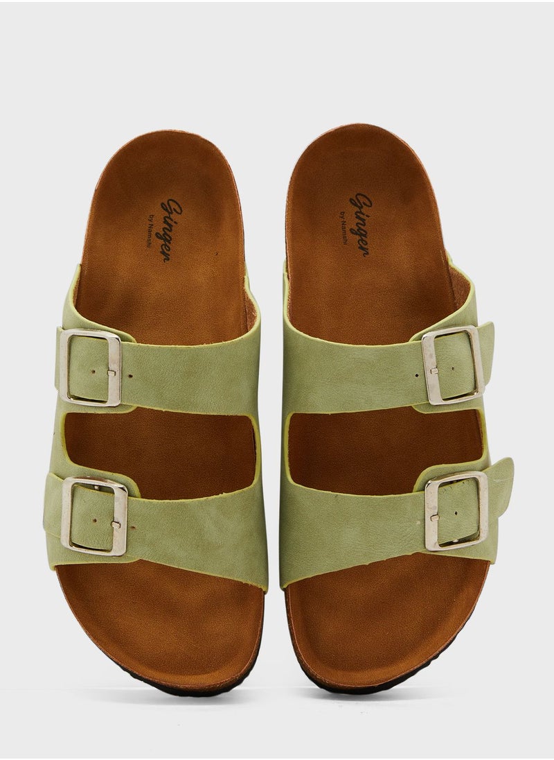 Ginger - 2-Strap Adjustable Buckle Slide - Image 1