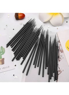Akstore 600 Pcs Disposable Micro Applicators Brush Eyelash Extension Individual Applicators Mascara Brush (Black)  - Image 4