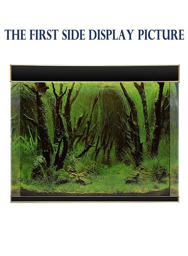 ELEBOX Fish Tank Stickers Wallpaper Seaweed Background Aquarium Background Decoration Water Plants Fish Tank Background 15.7"x 40" - Image 2