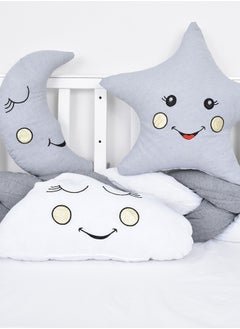 FUN MOMENT 6-Piece Baby Cot Bedspread With Snail Partitions  - Image 5