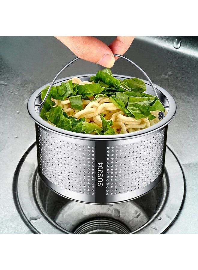 Beauenty Sink Strainer 304 Stainless Steel Kitchen Sink Strainer Anti-Clogging Drain Filter Strainer Kitchen Sink Drain Strainer and 1.6 Inch Deep Kitchen Sink Strainer - Image 3