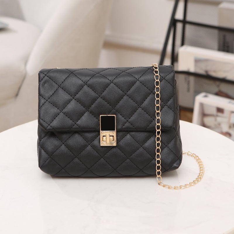 2025Bags Dropshipping Women'S Bag Simple Classic Embroidered Quilted Chain Small Square Bag Crossbody Shoulder Mobile Phone Bag - Image 1