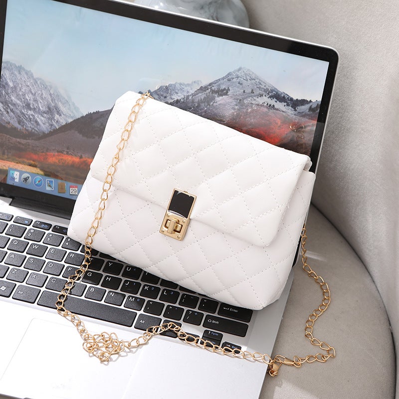2025Bags Dropshipping Women'S Bag Simple Classic Embroidered Quilted Chain Small Square Bag Crossbody Shoulder Mobile Phone Bag - Image 5