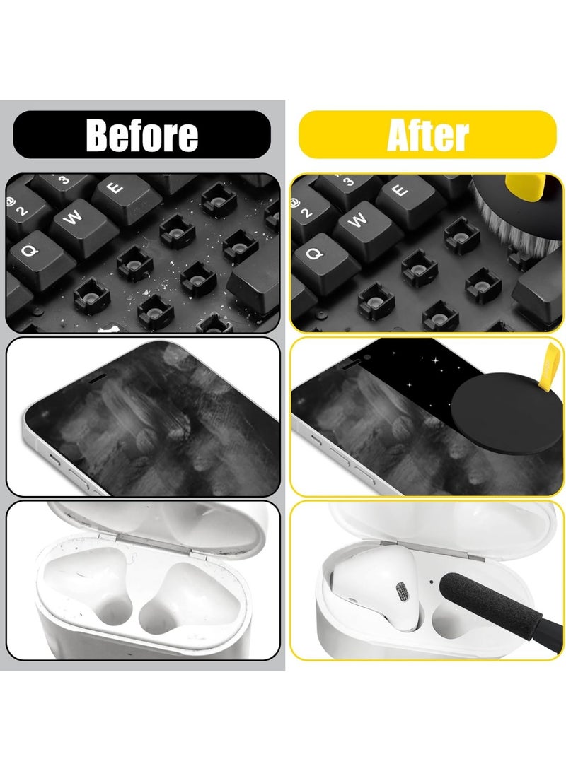 20 in 1 Laptop Phone Screen Cleaner Kit, Computer Keyboard Cleaning Kit, Electronic Cleaning Kit with Brush Spray for Airpods, Earbud, iPad, iPhone, Camera, Computer Cleaner - Image 4