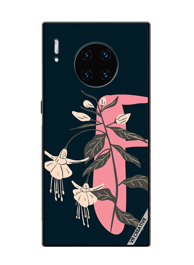 VR CREATIVE Protective Case Cover For Huawei Mate 30 Pro Alphabet F Design Multicolour - Image 1