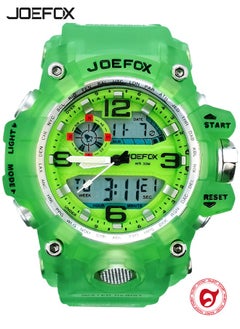 JoeFox Digital Wristwatch Military Tactical Waterproof Analog Quartz Watch Large Face Dual Display LED Watch  - Image 1