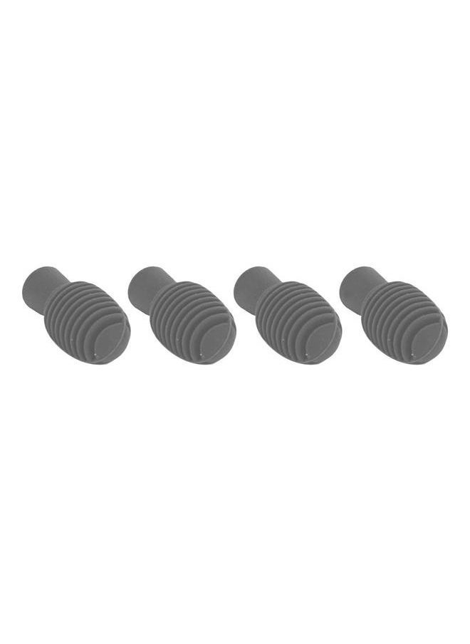 Bukela 4Pcs Drum Stick Practice Tip Portable Silicone Mute Drumstick for Beginner Practicing  - Image 2
