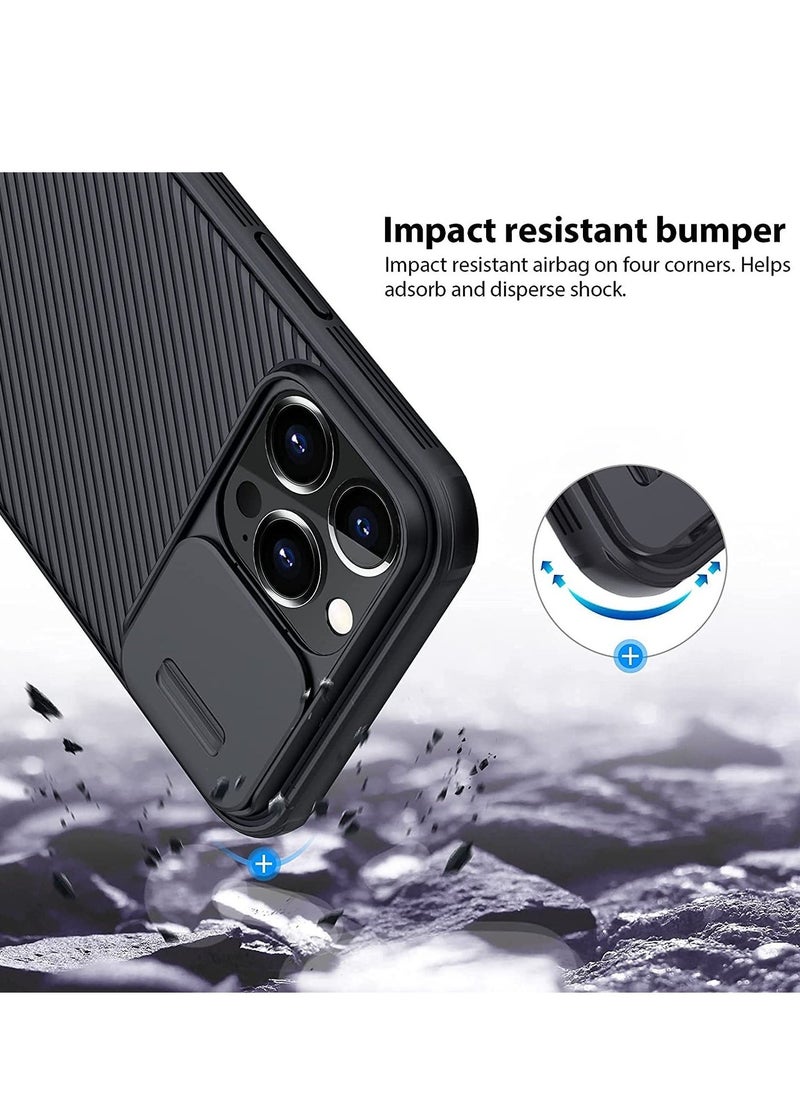 إيف غطاء حماية الكاميرا المنزلق CamShield Pro لهاتف iPhone 14 Pro Max - مقاوم للخدش - جراب حماية الخصوصية لهاتف Apple iPhone 14 Pro Max 6.7 (2022) من (iPhone 14 Pro Max، أسود) - Image 4