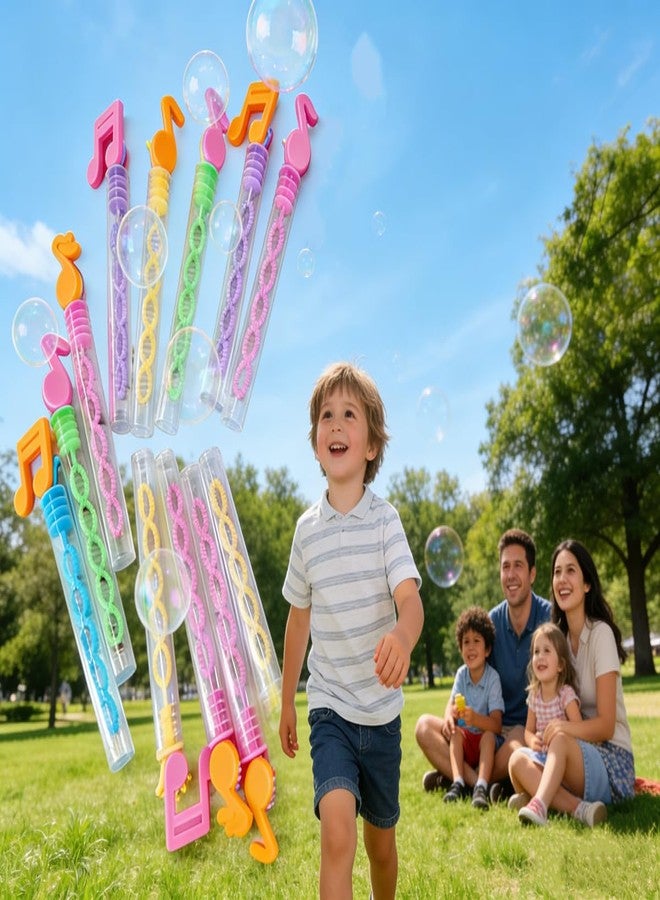 mypush popo 24 Pcs Mini Bulk Music Note Bubbles Wands Party Favors Supply, Classroom StudentsTreasure Prizes - Image 5
