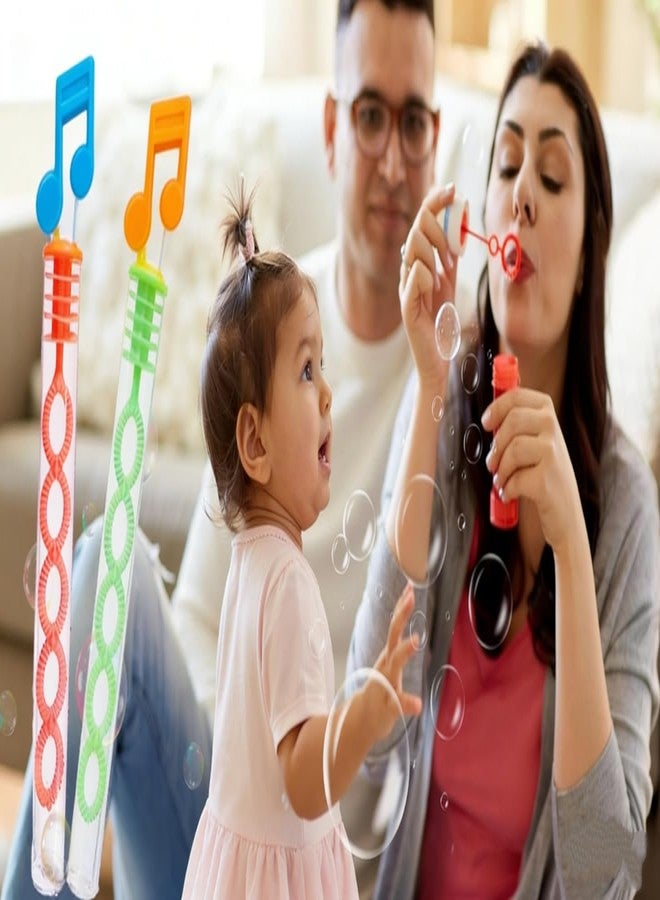 mypush popo 24 Pcs Mini Bulk Music Note Bubbles Wands Party Favors Supply, Classroom StudentsTreasure Prizes - Image 4