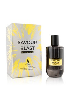VOLARE Savour Blast Extreme Perfume for Men, 100ml - Bold and Long-Lasting Smoky Fragrance  - Image 1