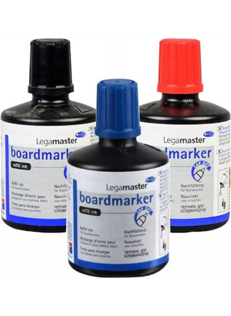 Legamaster Edding 100 ml Blackboard Marker Ink 3 Different Colors 