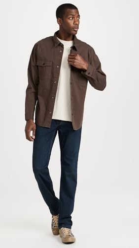 PAIGE Men's Normandie Transcend Straight Jeans, Cellar, Blue, 32 - Image 5