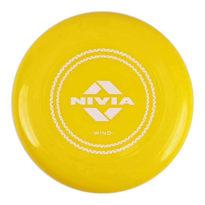 Nivia Nivia Frisbee for Outdoor Sports Games - Large Lemon Yellow Throwing Disc for Kids, Adults, and Dogs