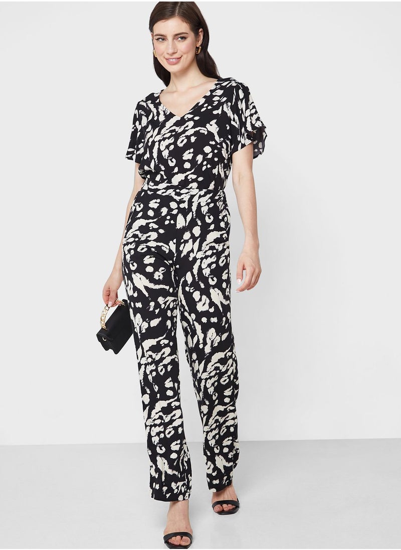 VERO MODA - High Waist Printed Pants - Image 1