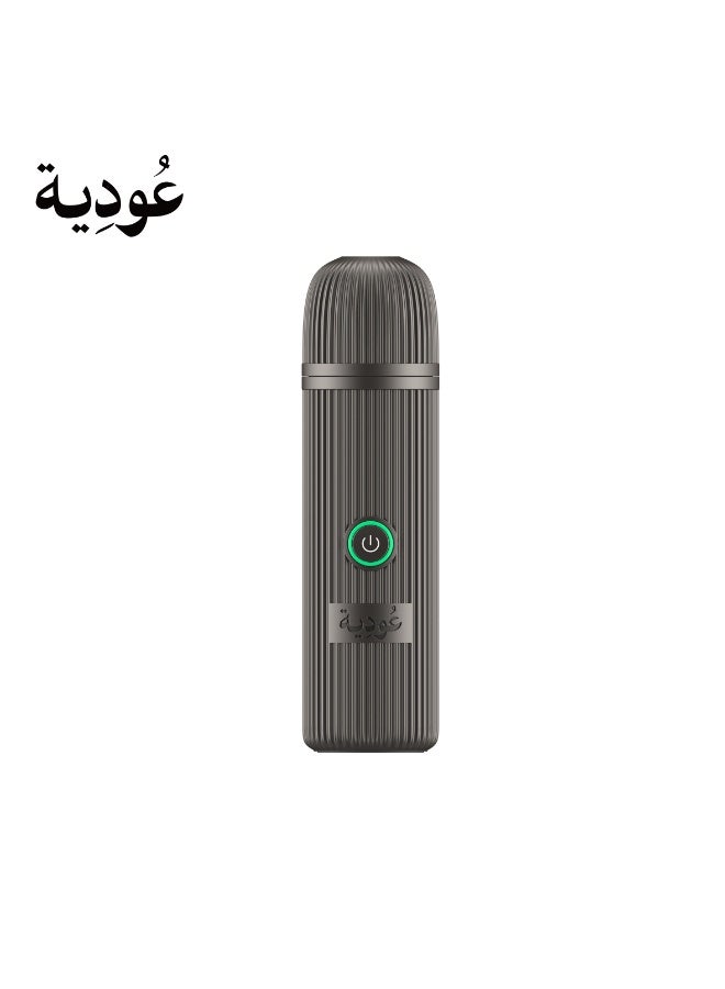 OUDYA Safe Portable Electric Incense Burner 2000mAh Type-C Fast Charging, Smokeless Bakhoor Burner, Elegant Premium Design for Home Car Travel Black - Image 2