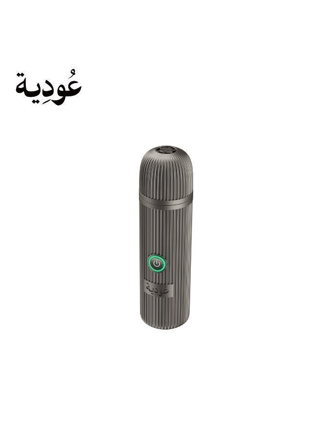 OUDYA Safe Portable Electric Incense Burner 2000mAh Type-C Fast Charging, Smokeless Bakhoor Burner, Elegant Premium Design for Home Car Travel Black - Image 4