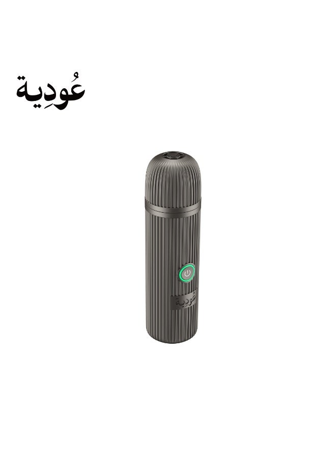 OUDYA Safe Portable Electric Incense Burner 2000mAh Type-C Fast Charging, Smokeless Bakhoor Burner, Elegant Premium Design for Home Car Travel Black - Image 5