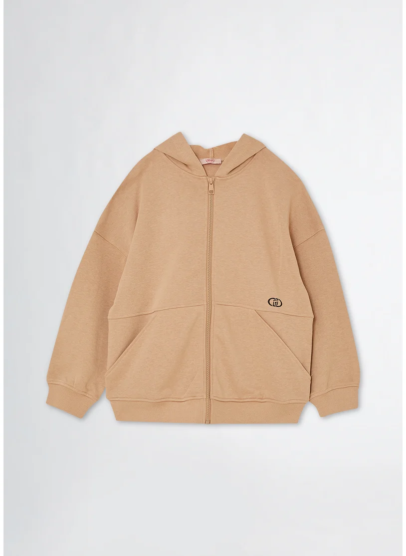 ليو جو Hooded Sweatshirt with Zip
