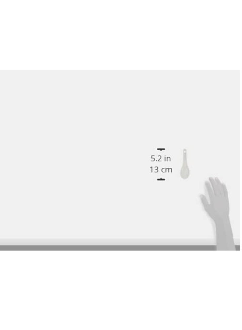 اي ار تي سي طقم ملاعق حساء سيراميك بورسلين من ARTC على الطراز الآسيوي الشرقي والكوري والصيني مكون من 12 قطعة، أبيض 13 سم × 4.5 سم - Image 3