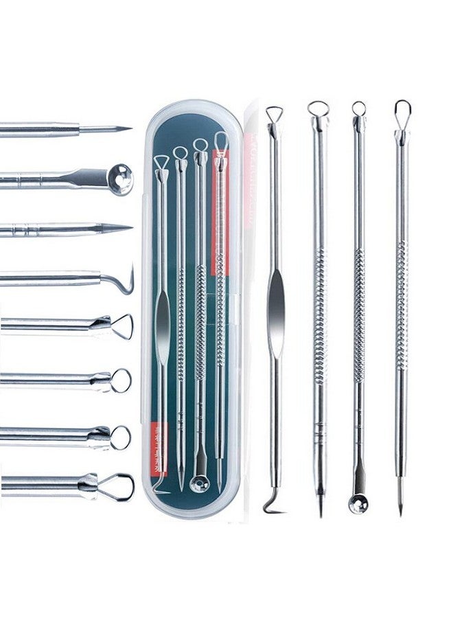Scheibe Whitehead Popping |Blackhead Remover | Pimple Comedown Extractor Tool with Case Treatment for Blemish | Zit Removing for Nose Face Skin | Remover Tools Kit - Set of 4 - Image 1