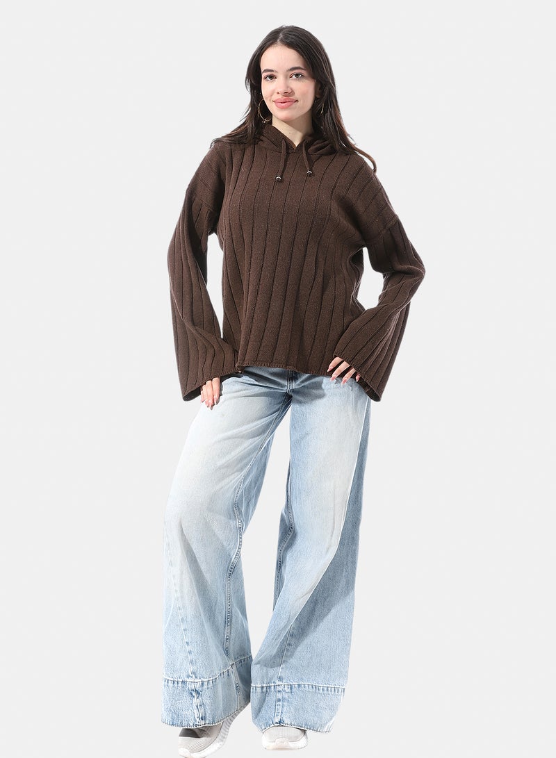 Andora Chunky vertical rib-knitted Pullover - Image 5