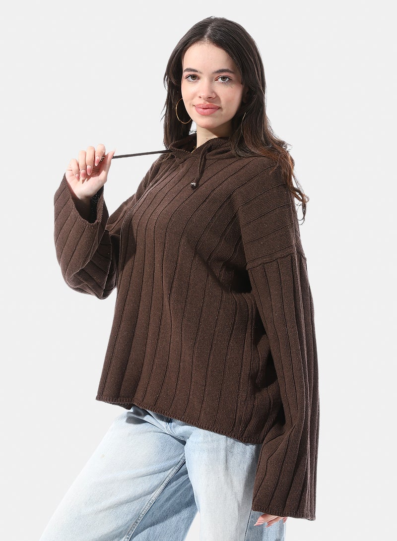 Andora Chunky vertical rib-knitted Pullover - Image 2