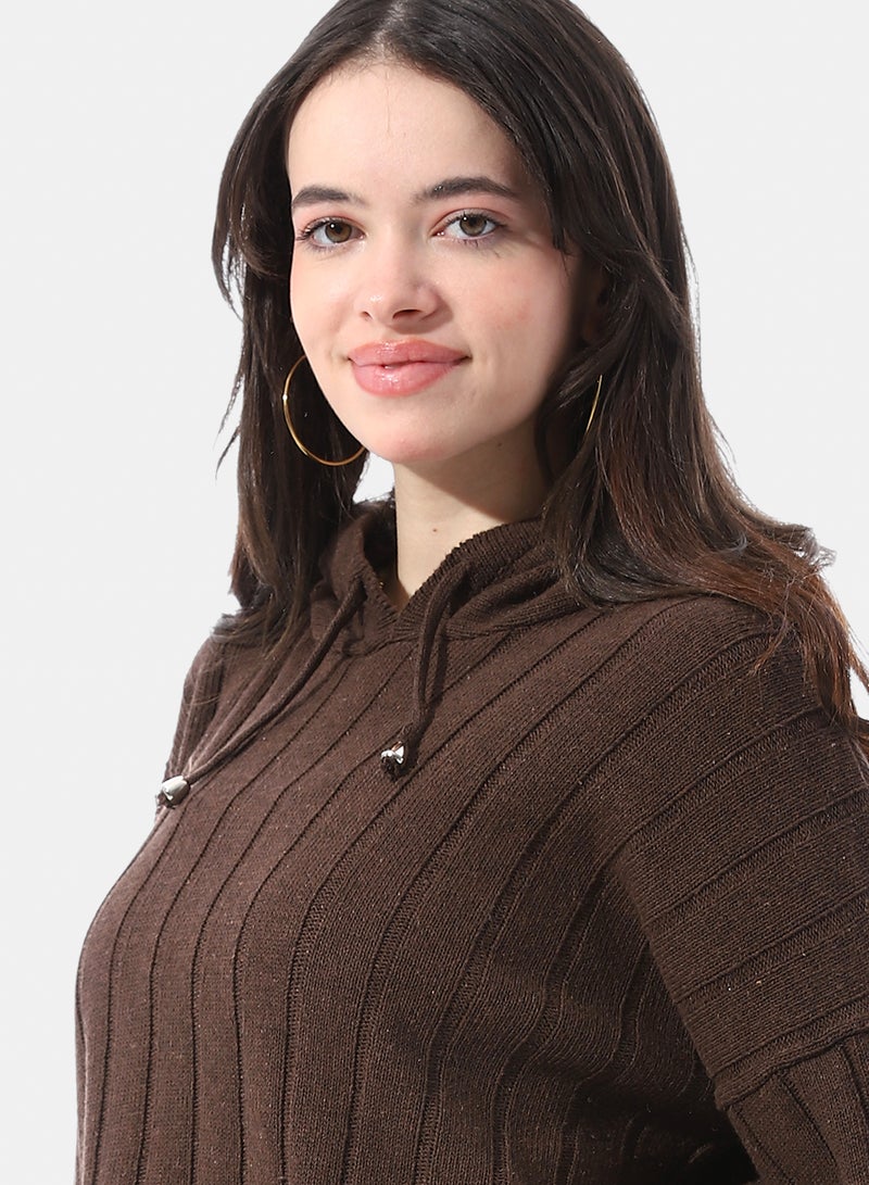 Andora Chunky vertical rib-knitted Pullover - Image 4