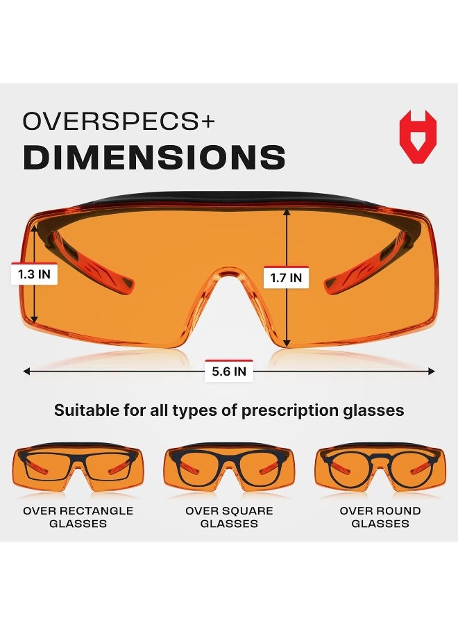 NoCry Blue Light Blocking Over Glasses Safety Glasses With 100% Uv Protection - Image 4