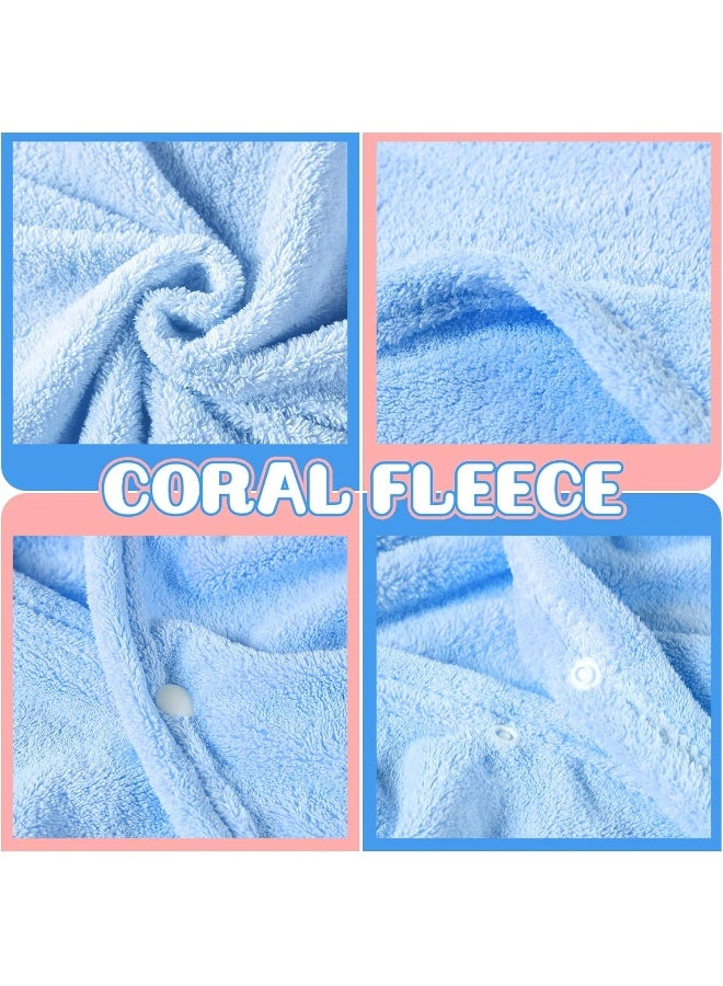 Kenning 4 Pack Baby Bath Towel 28 x 55 Inch Soft Hooded Towel Wrap for Boys Girls - Image 4