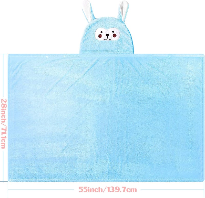 Kenning 4 Pack Baby Bath Towel 28 x 55 Inch Soft Hooded Towel Wrap for Boys Girls - Image 2