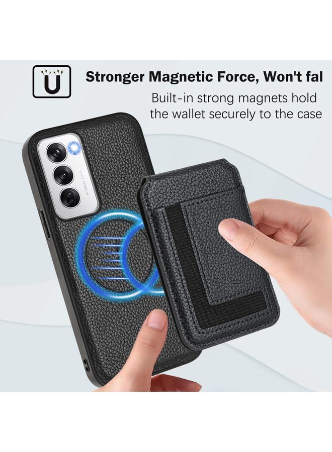 erorex Case For OPPO Reno12 Global CX01 Detachable Magsafe Magnetic Card Bag Phone Case - Image 5