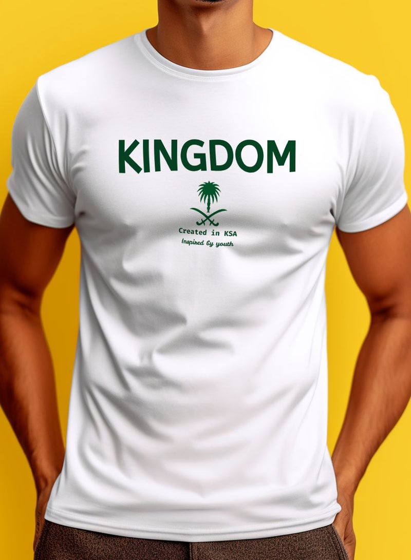 LOWHA Cotton T-Shirt for Saudi National Day or Everyday Saudi Pride Wear for Women & Men - Image 2