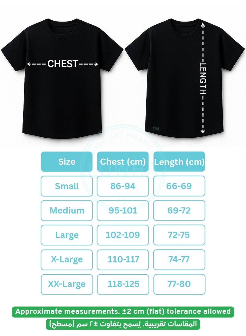 LOWHA Cotton T-Shirt for Saudi National Day or Everyday Saudi Pride Wear for Women & Men - Image 4