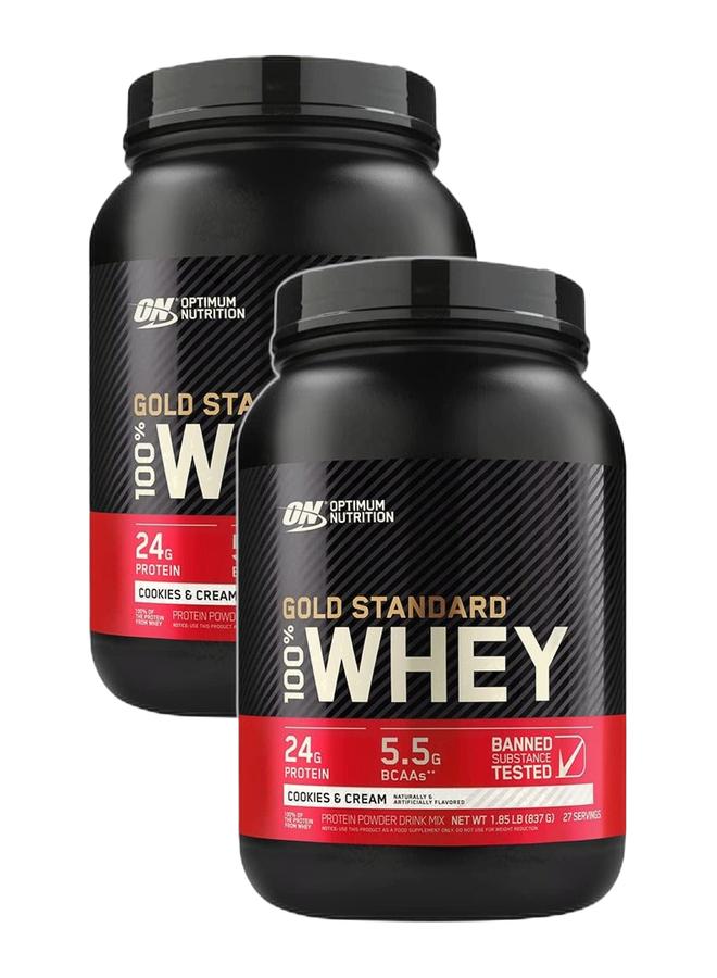 Optimum Nutrition Exclusive Bundle Offer - ON 100% Whey Gold Standard Cookies & Cream 1.85lb - Image 1
