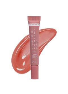 HYPHEN Vitamin-Infused Peptide Tinted Lip Balm - Hazel | 24 Hrs Moisturization | Hydrates, Plumps & Repairs Moisture Barrier | Peptide Lip Balm For Women | Lip Balm For Chapped And Dry Lips | Vegan &Paraben Free | Peachy Nude Shade - 10G  - Image 1