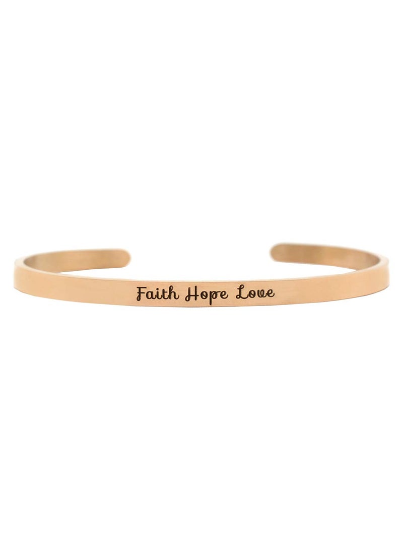 Joker & Witch Stainless Steel Fairy Light Rosegold Analogue Watch Bracelet Stack For Women, Black Dial, Rose Gold Band - Image 5